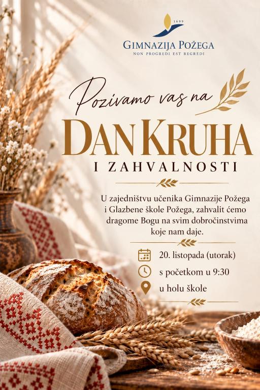 Plakat Dani kruha