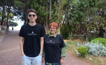 Damjan Leko i mentorica Vanda Louč