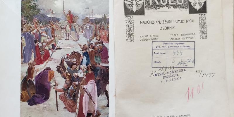 Časopis "Kolo" iz 1905. - Slika krunidbe kralja Tomislava